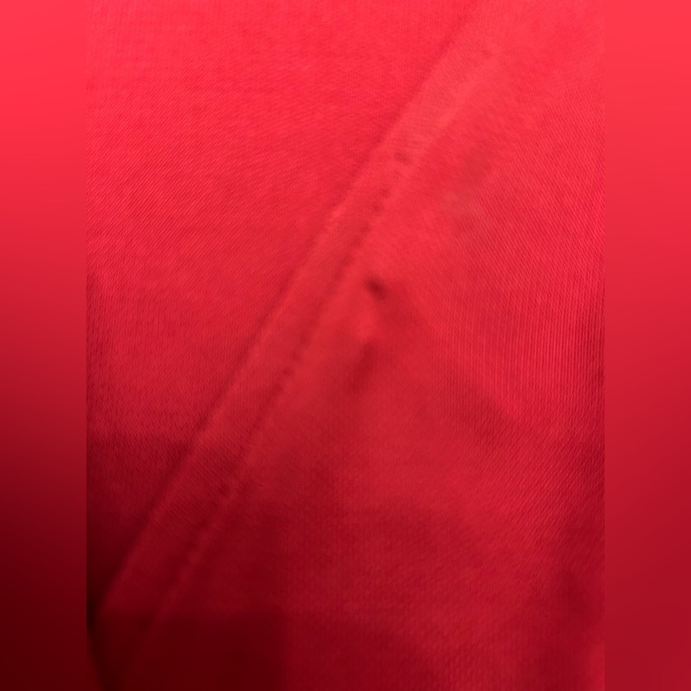 Ann Taylor LOFT Red Wrap Tie Front Short Sleeve Dress Sz 8 - Picture 7 of 8